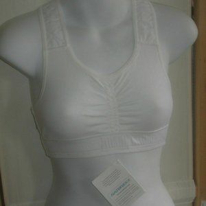 Free Motion by Erica Johansson NATUREXX , WHITE SPORTS BRA SIZE 34C